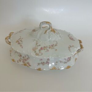 🔻🔻🔻sale Haviland Limoges Bone China Oval Covered Tureen – Norma Pattern